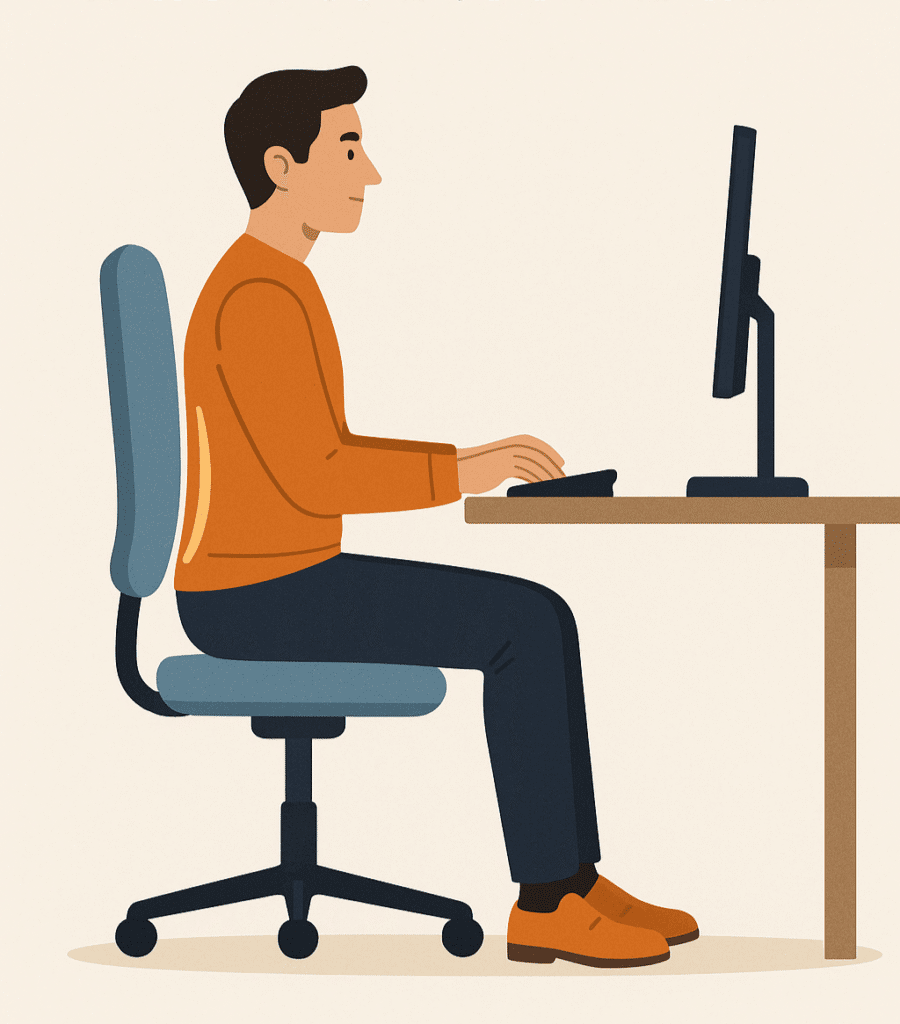 ergonomic setups conditions back and neck pain