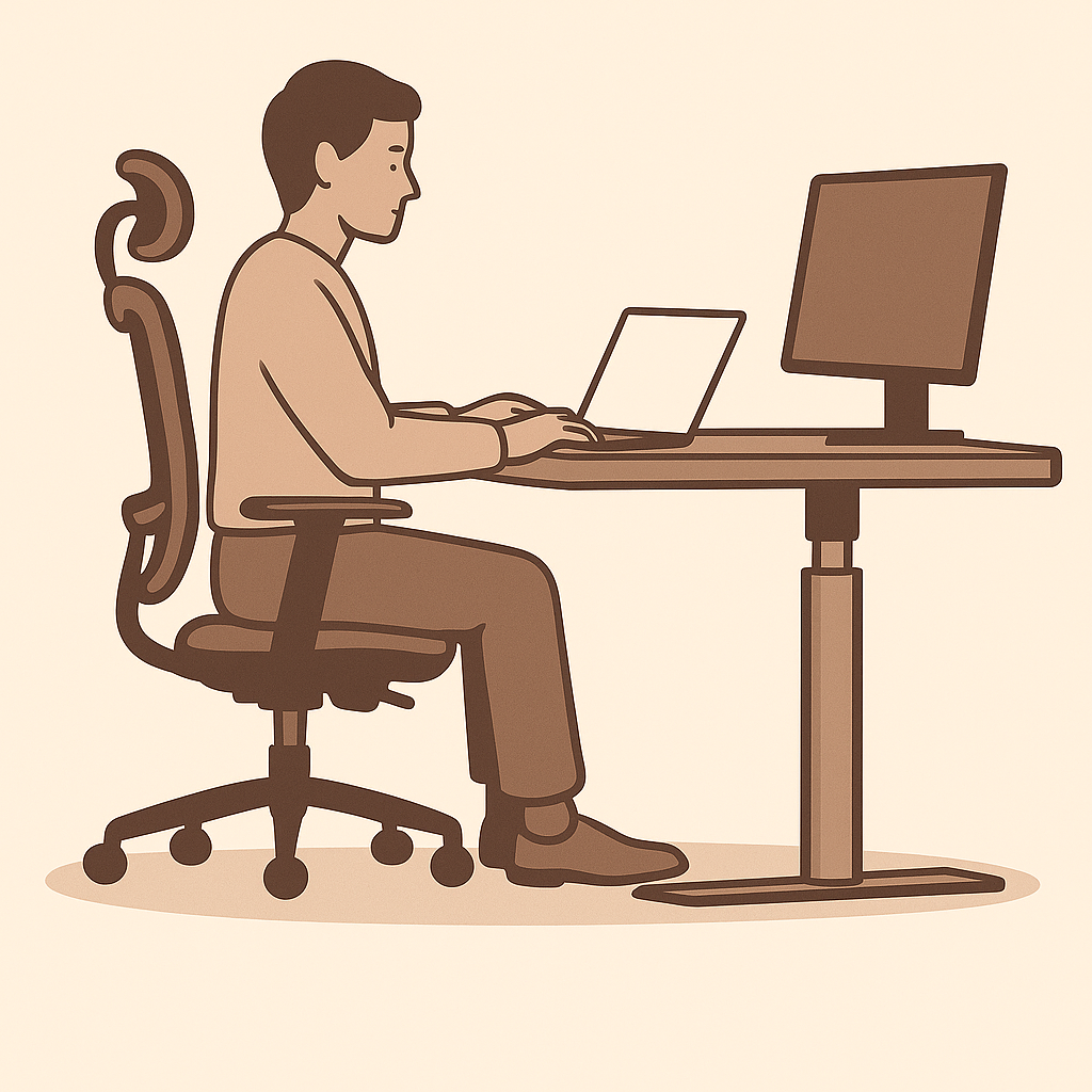 ergonomic setups conditions back and neck pain